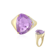 Anello in oro con Ametista Rose de France (SUHANA)