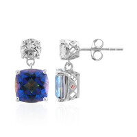 Orecchini in argento con Quarzo Mistico Blu