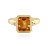 Anello in argento con Citrino Madeira