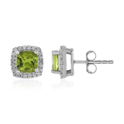 Orecchini in argento con Peridoto