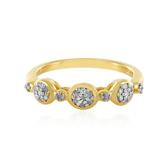 Anello in argento con Diamante I2 (I)