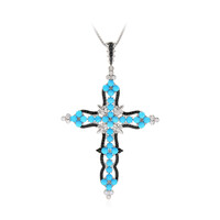 Collana in argento con Turchese Sleeping Beauty (Dallas Prince Designs)