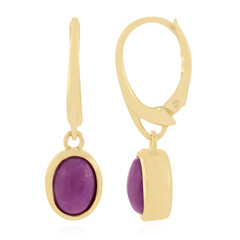 Orecchini in argento con Fosfosiderite
