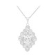Collana in argento con Topazio Bianco