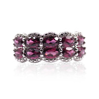 Anello in argento con Granato Tocantin
