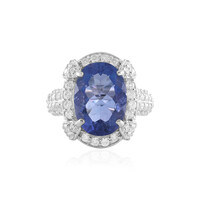 Anello in argento con Fluorite Cangiante