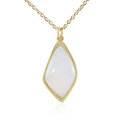 Collana in argento con Pietra di Luna Arcobaleno
