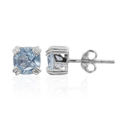 Orecchini in argento con Topazio Blu Cielo