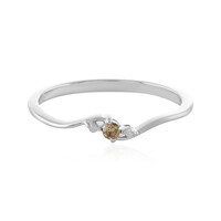 Anello in argento con Diamante Champagne PK1