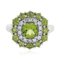 Anello in argento con Peridoto