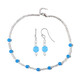 Parure in argento con Agata Blu