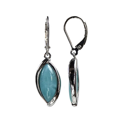 Orecchini in argento con Larimar
