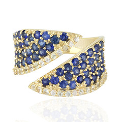 Anello in oro con Zaffiro Blu (Adela Gold)