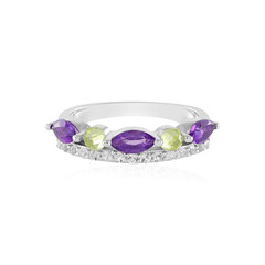Anello in argento con Ametista
