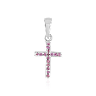 Ciondolo in argento con Rodolite