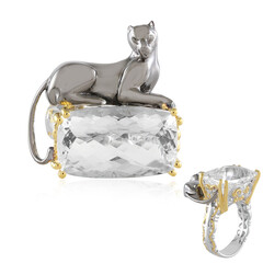 Anello in argento con Quarzo Bianco (Gems en Vogue)