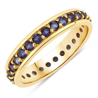Anello in argento con Iolite