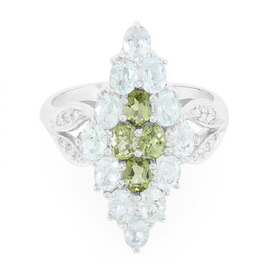 Anello in argento con Tormalina