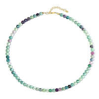 Collana in argento con Fluorite