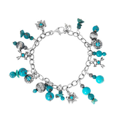 Bracciale in argento con Turchese (Desert Chic)