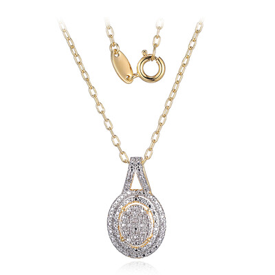 Collana in ottone con Diamante I3 (I) (Juwelo Style)