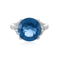 Anello in argento con Fluorite Cangiante