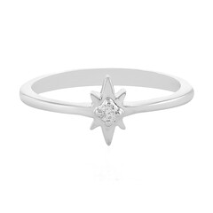 Anello in argento con Diamante