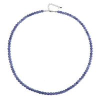 Collana in argento con Tanzanite