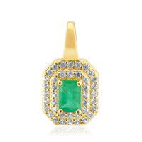 Ciondolo in argento con Smeraldo Zambia