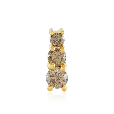 Ciondolo in argento con Diamante Champagne I3