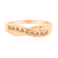 Anello in oro con Diamante Rose de France SI1 di Argyle