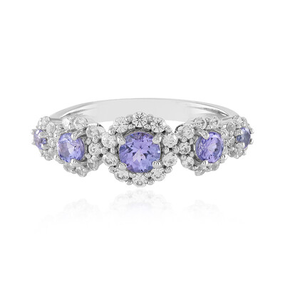 Anello in argento con Tanzanite