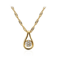 Collana in argento con Diamante I3 (I)