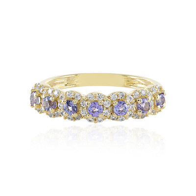 Anello in oro con Tanzanite