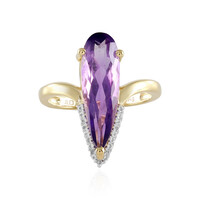 Anello in argento con Ametista Zambiana