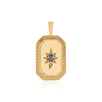 Ciondolo in ottone con Diamante Nero (Juwelo Style)