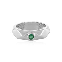 Anello in argento con Smeraldo Colombiano