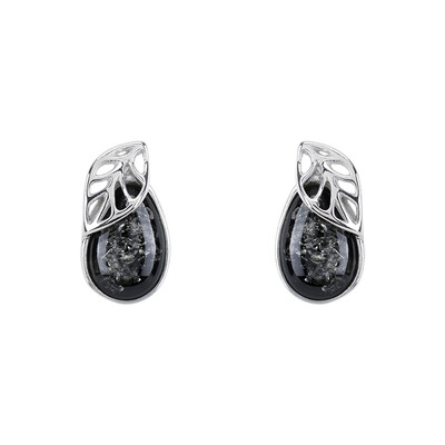 Orecchini in argento con Ambra Baltica (dagen)