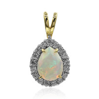 Ciondolo in oro con Opale di Welo AAA (Adela Gold)
