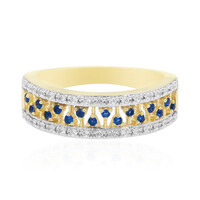 Anello in oro con Haüyne