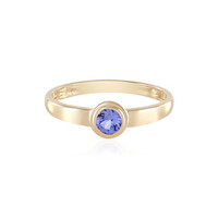 Anello in oro con Tanzanite AAA (Adela Gold)