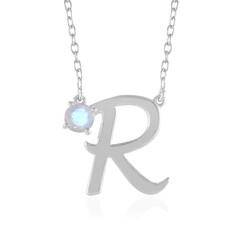 Collana in argento con Pietra di Luna Arcobaleno