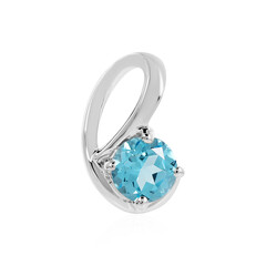 Ciondolo in argento con Topazio Blu Svizzero