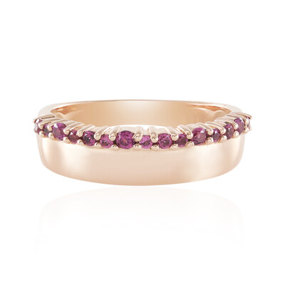 Anello in argento con Rodolite