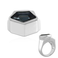 Anello in argento con Topazio Blu Londra (de Melo)