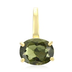 Ciondolo in argento con Moldavite
