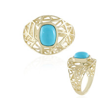 Anello in oro con Turchese Sleeping Beauty (Ornaments by de Melo)