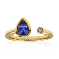 Anello in oro con Tanzanite AAA (CIRARI)