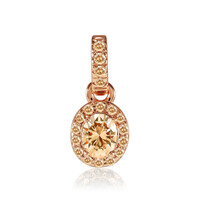 Ciondolo in oro con Diamante Rose de France VS1 di Argyle