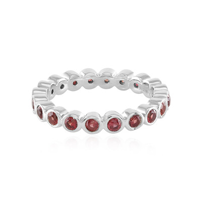 Anello in argento con Rubino Tanzania